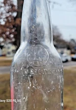 Vintage Antique Old LIEBMANN BREWERIES INC. BROOKLYN N.Y.  Beer Bottle Clear