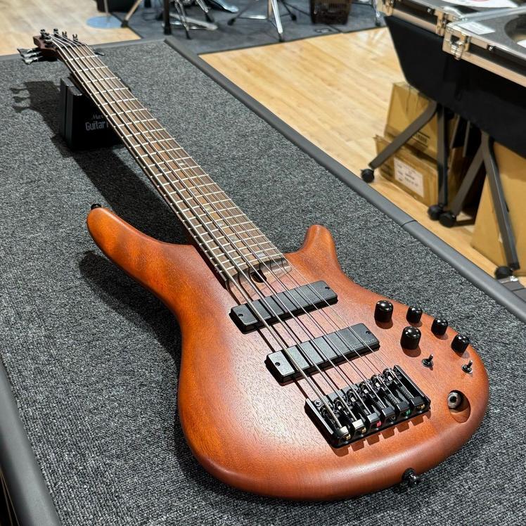 Electric Bass Guitar Ibanez SR506E Wood grain 6 String Right 