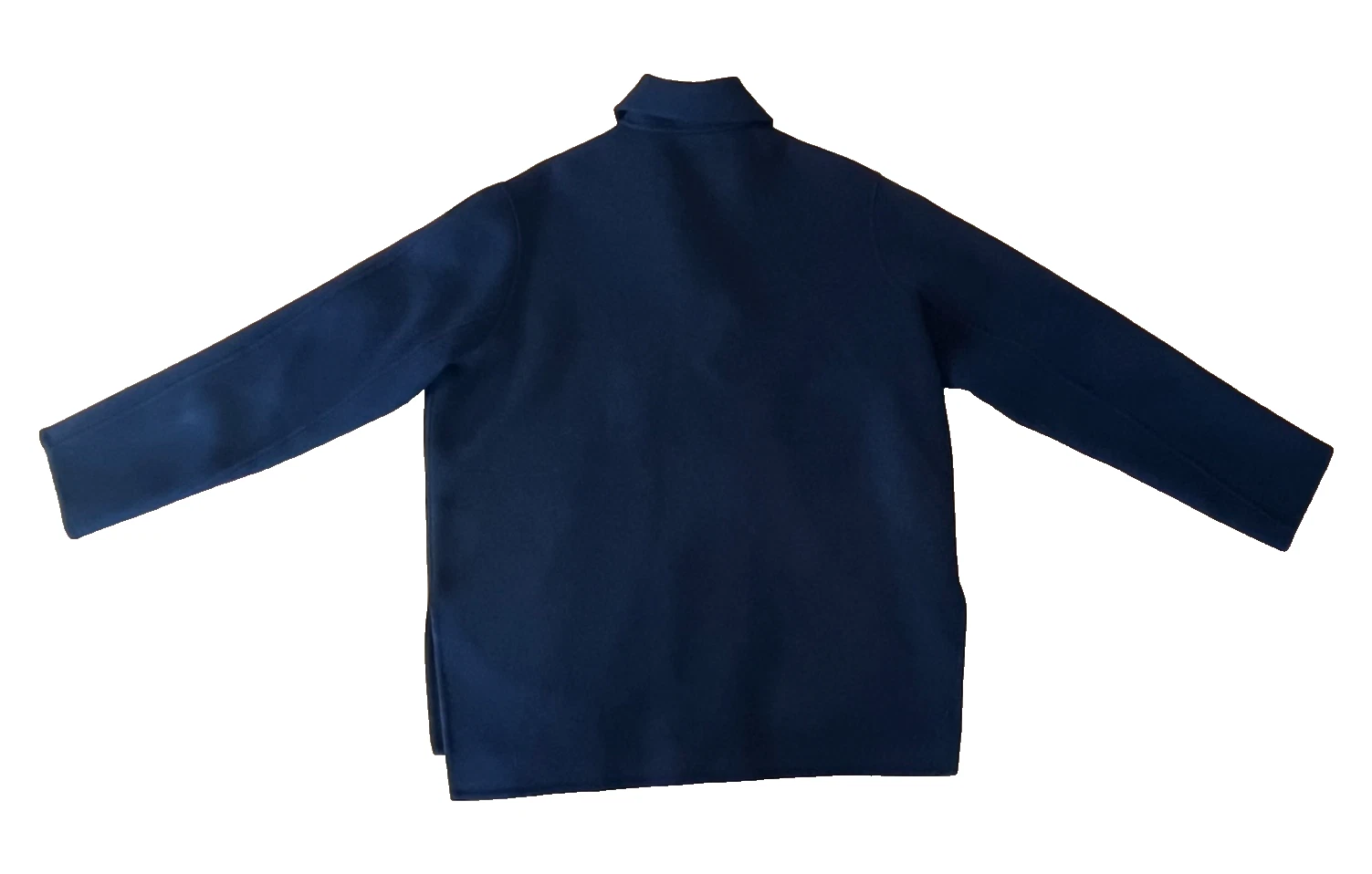 Giacca Acne Studios Envier doppia lana cashmere PUW14 blu navy zip donna taglia 34