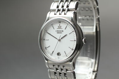 SEIKO セイコー CREDOR クレドール 腕時計 9572 6000メンズ Near MINT] Vintage SEIKO Credor 9572-6000 White Dial Quartz