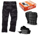SCRUFFS HAMPTON TROUSER Boxed SET WITH KNEE PADS,CLIP BELT 36" waist