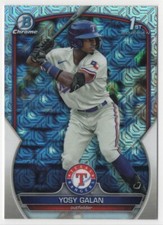 2023 Bowman Chrome Prospects - Yosy Galan Mojo Refractor - Texas Rangers