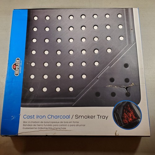 Napoleon Gourmet Grills Cast Iron Charcoal and Smoker Tray BBQ 67731
