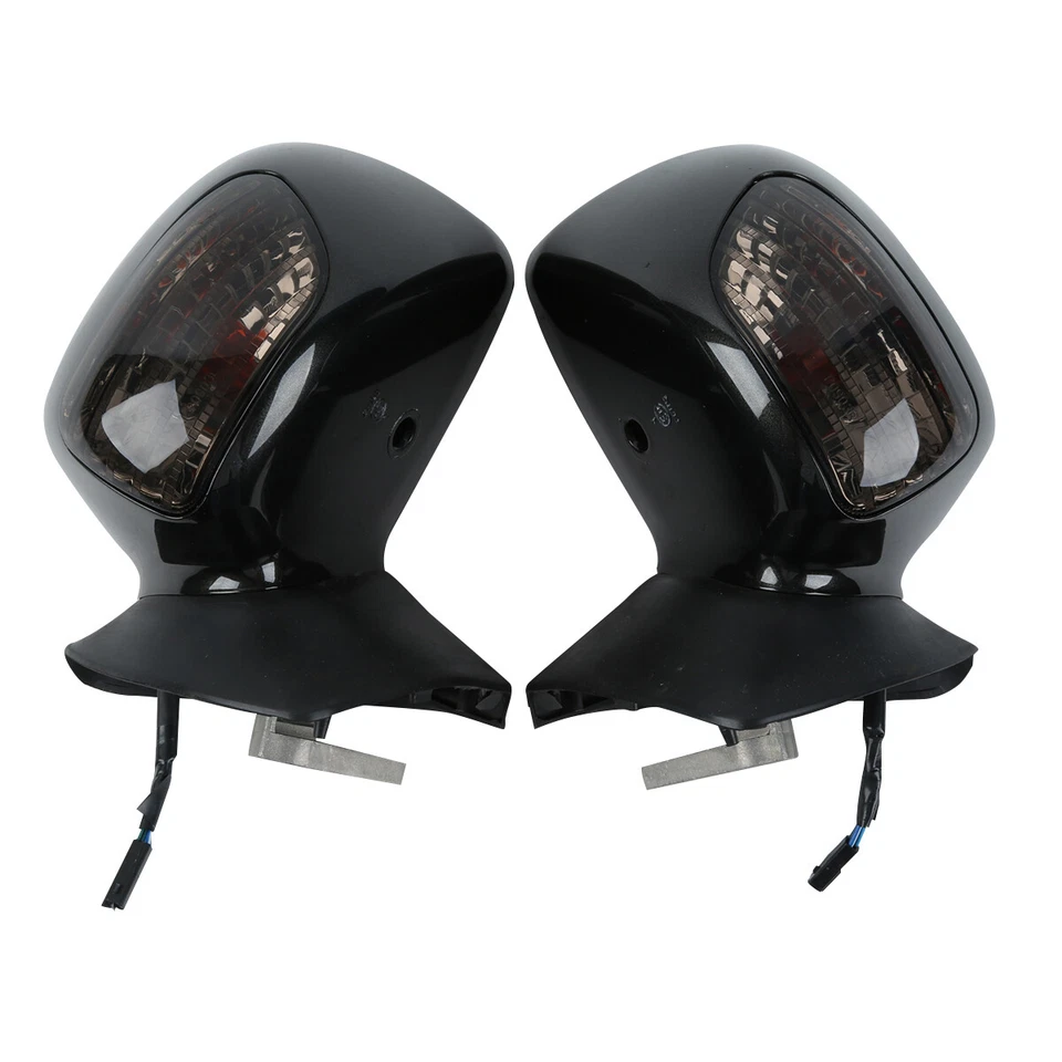 Rear View Mirrors Turn Signal Smoke Lens Fits For Honda Goldwing GL1800 10-17 - Изображение 2 из 4