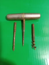 VTG BARREL POCKET COMBINATION MULTI TOOL KIT CORKSCREW SCREWDRIVER GERMAN MADE.