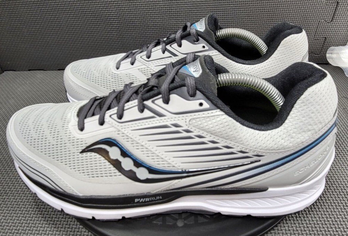 Saucony Running Race Echelon S20574 Gray Shoes Sneakers Mens  display picture 3