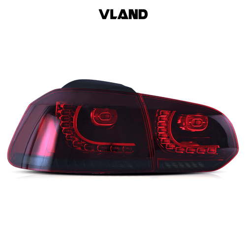 VLAND Roter Rauch LED Rückleuchten Für 2008–2013 Volkswagen Golf 6 w/Sequential - Bild 2 von 17