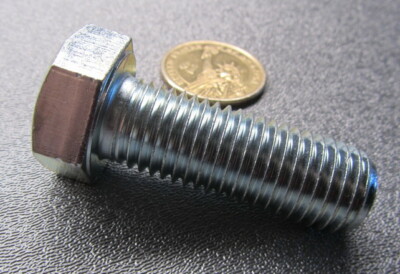Tap Bolt, FT, 8.8 Zinc Plated Metric, M16 x 2.0 x 45 mm Length, 20 Pc