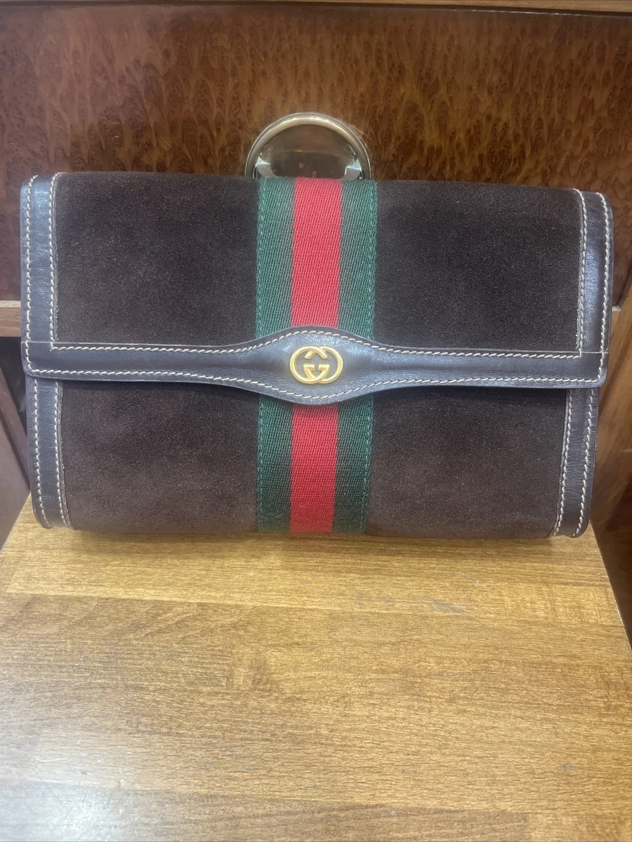 POCHETTE GUCCI PARFUMS 1980 MADE IN ITALY VINTAGE COLLECTION RARA