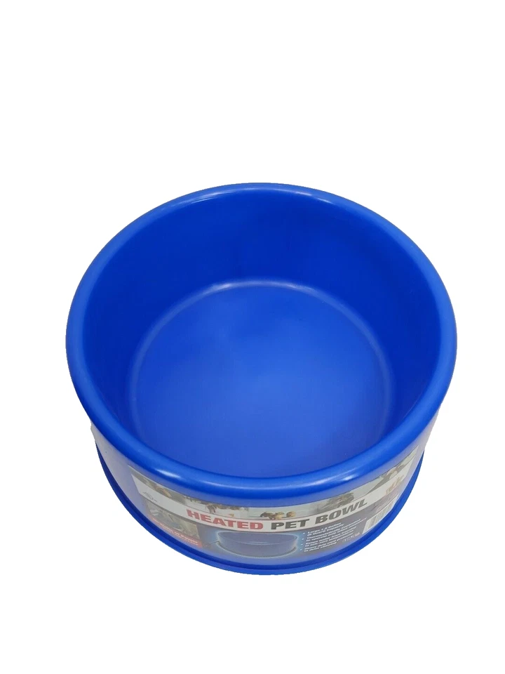 Farm Innovators HEATED PET BOWL 1.5 GAL BLUE 60 Watt P-60B /0.5 AMP Blue Dish - Image 3 of 4
