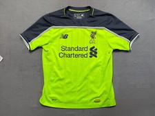 Camiseta Liverpool 2016/17 Tercera New Balance niños talla M verde