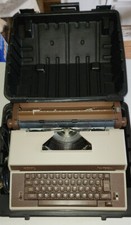 Vintage Royal Business Machines Academy Typewriter in Case Powers Up As Is thumbnail