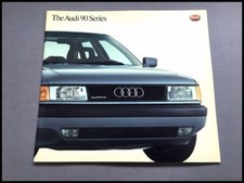 1988 Audi 90 16-page Big Original Car Sales Brochure Catalog - Canada