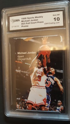 1998 Sports Weekly Michael Jordan #23 Full Court Press Promo Gem MT 10 GMA