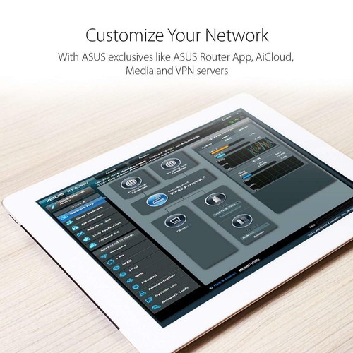ASUS RT-AC68U AiMesh AC1900 Whole Home Dual-band Mesh Wifi... - Afbeelding 6 van 34