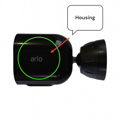 Arlo Anti-Theft Mount Replacement Housing for Arlo Pro 3 4 5S Ultra 2 Black