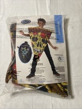 Zombie Pizza Slice Costume for Kids UV Black Light Reactive Halloween Costume