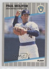 1989 Fleer Paul Molitor #193 HOF 1md