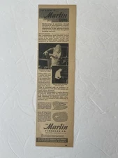 Vintage 1946 Print Ad Marlin Firearms Co. Model 39-A Advertisement