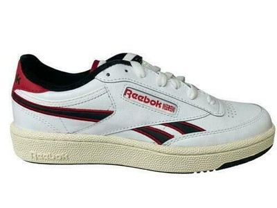Reebok Men Sneaker Casual Club C Revenge 100201096 Tennis White Grey Size 11.5 M