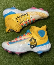 Nike x RBI Exclusive Alpha Huarache Elite 4 Mid Baseball Cleats Mens Size 7