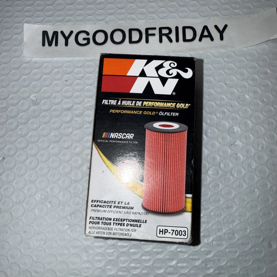 Filtro de aceite K&N Filters HP-7003 paquete sellado Foto 3 de 4
