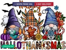 Gnome Diamond Art Kits for Adults, Halloween 5D Diamond Painting Kits for Beginn