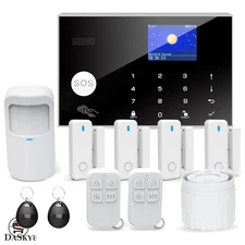 Home Protection Made Easy: WiFi Alarm System with Remote Control & Sensors