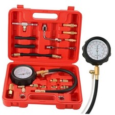 0-140PSI Fuel Pressure Gauge Kit Fuel Injection Pump Pressure Tester Gauge