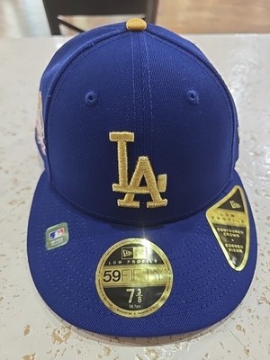 New Era 59Fifty Los Angeles Dodgers 2024 Championship Gold 7 3/8