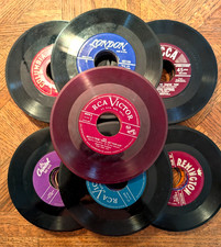 84 Vintage 45 RPM Records: RCA Victor, London, DECCA, Capitol, Columbia, more