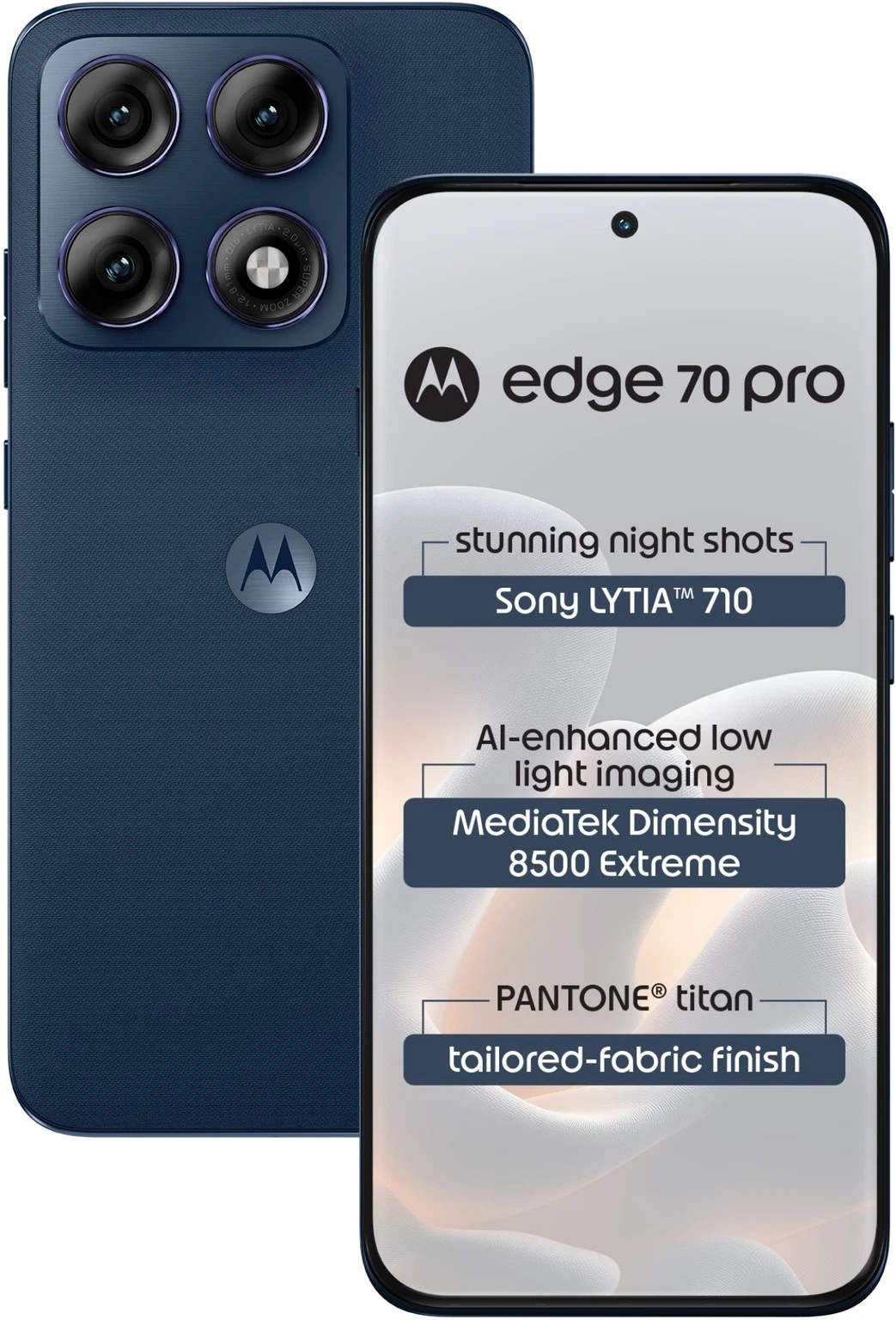 Motorola MOTO Edge 70 Pro Factory Unlocked 12GB RAM NFC Global Version BLUE - Picture 1 of 15