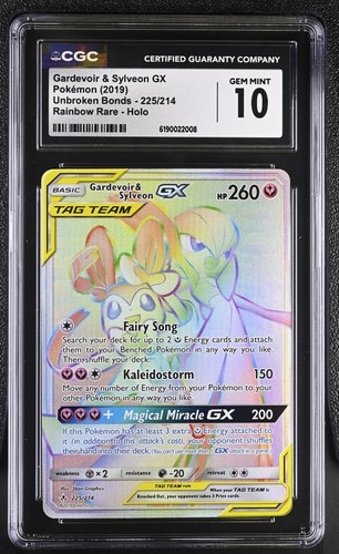 Gardevoir & Sylveon-GX graded CGC 10 for sale on eBay