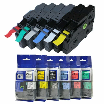 CARTRIDGE CAPTAIN Label Tape Fits P-Touch Laminated Tze Tz 24mm fits PT2430PC