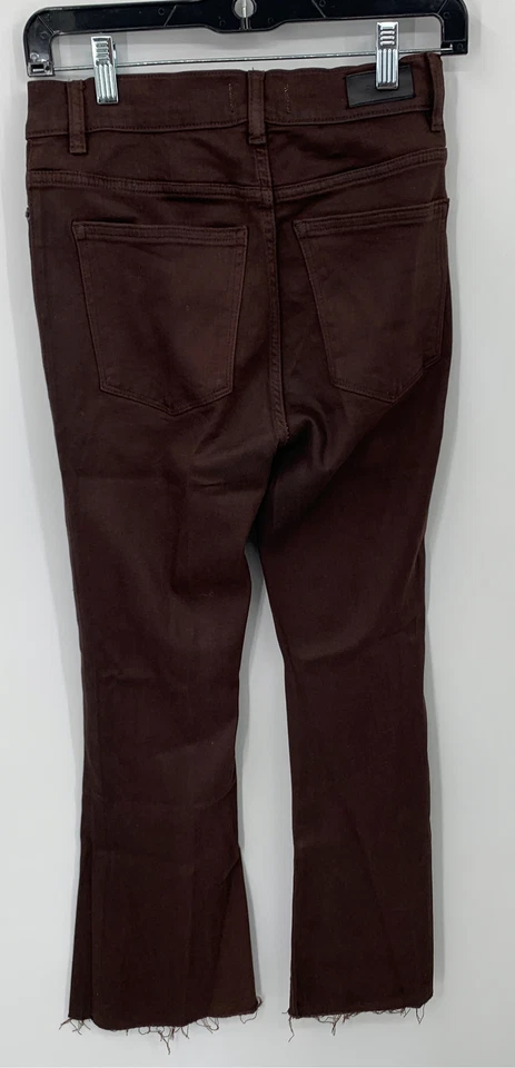 DL1961 Womens Brown Bridget Boot High-Rise Pants sz 27 - Image 2 of 4