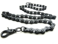 NEW 32" Black Motor Bike Biker Trucker Jean Wallet Thick Heavy Chain