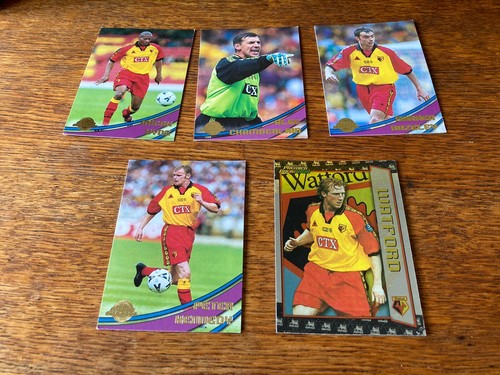 WATFORD FOOTBALL CARDS MERLIN'S PREMIER GOLD 2000 x 5