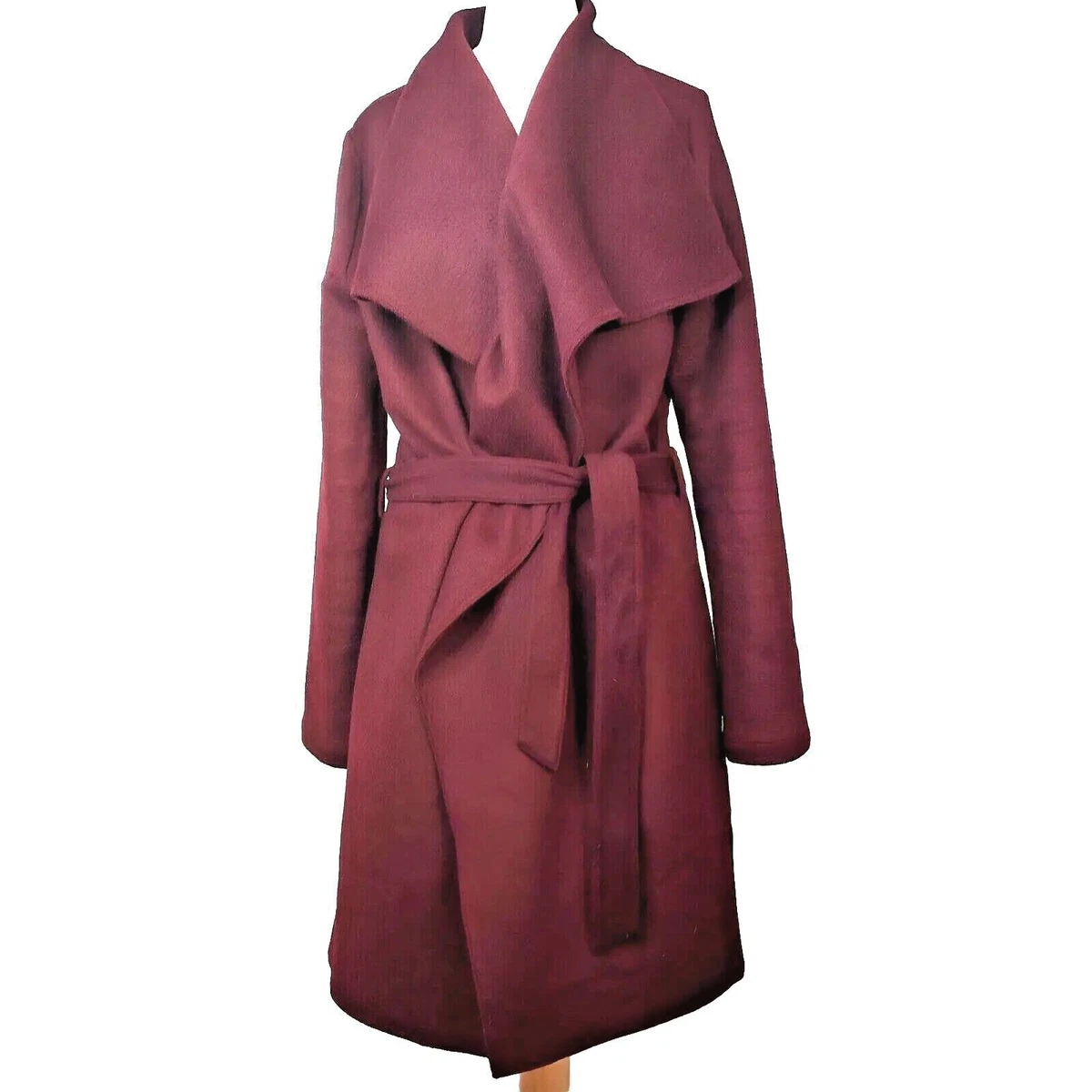 Red felt shop coat