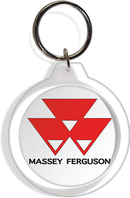 Massey Ferguson Garden Farm Tractor Keyring Keychain yard lawn mower holder Part