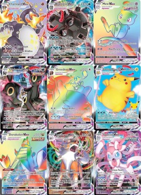 Pokemon Card Lot 10 Official TCG Cards 1 EX/GX/V/VMAX GUARANTEED READ DESCRIPTIO