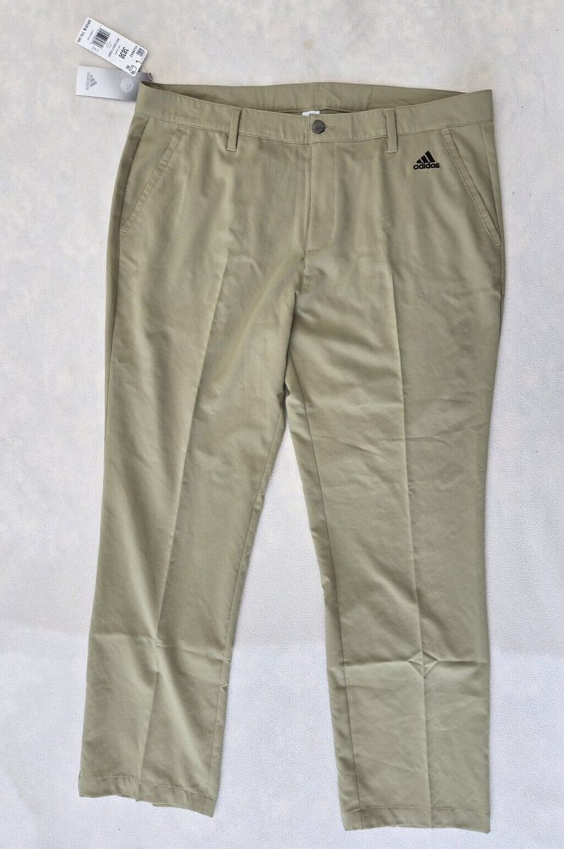 ADIDAS ADI Golf Men's Pants Color Khaki Hemp Size 38x30 HG8842 for