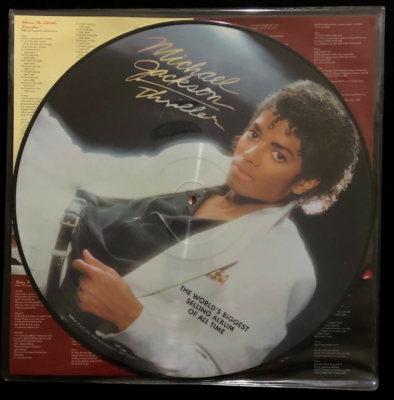 MICHAEL JACKSON THRILLER PICTURE DISC RECORD ALBUM LP 33 1/3 | eBay