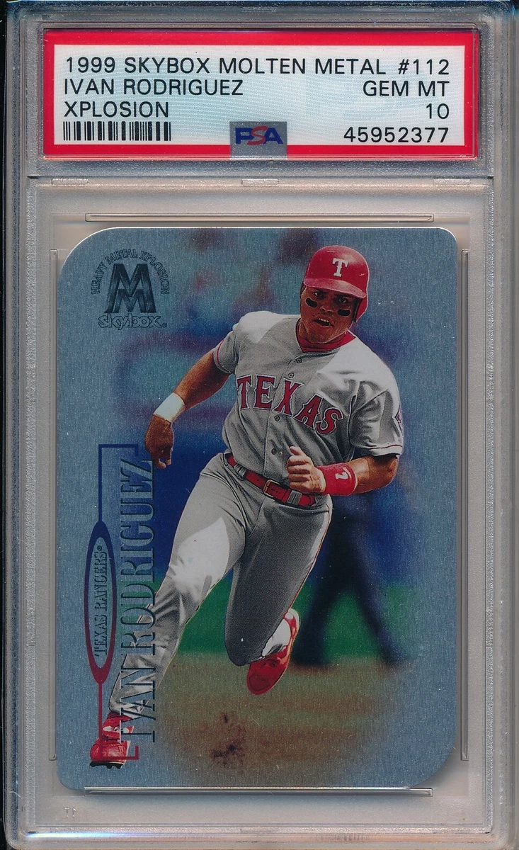 Ivan Rodriguez 10 Graded Baseball Sports Trading Cards