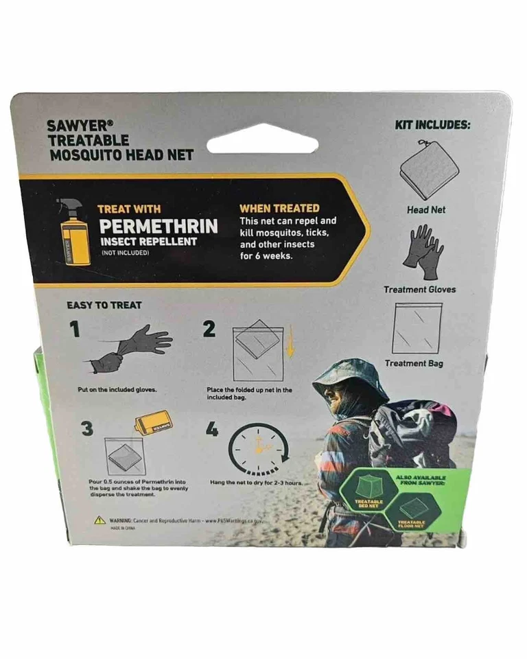 Sawyer Products SP883 Mosquitero Cabezal, Individual, Kit Verde para Aplicar NUEVO Foto 2 de 3