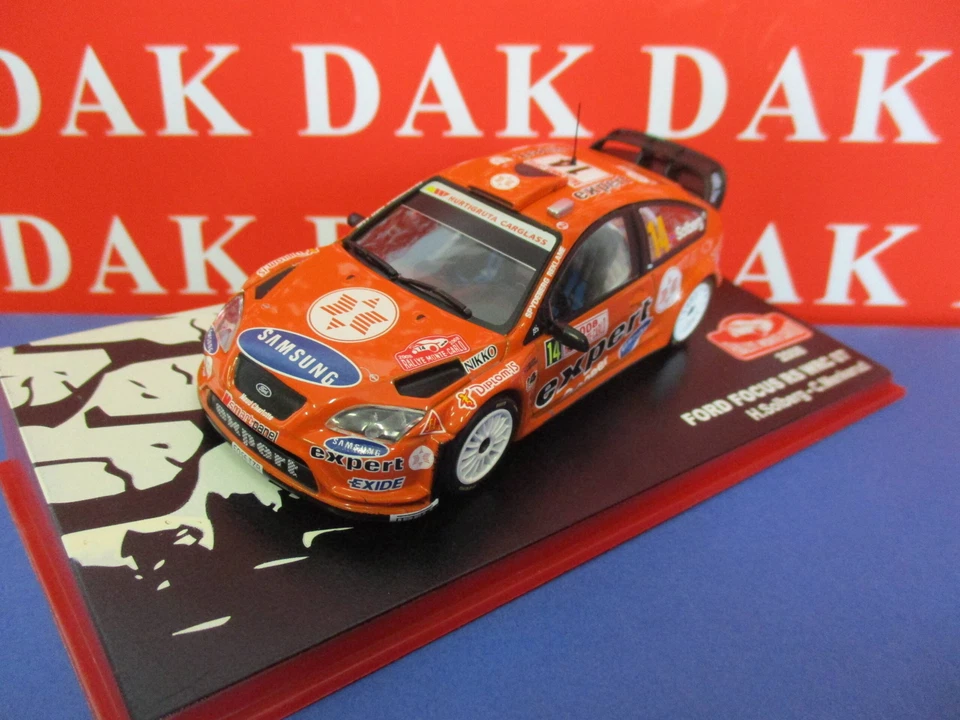 Die cast 1/43 Modellino Auto Ford Focus RS WRC 07 Rally Monte Carlo 2008 Solberg - Immagine 2 di 4