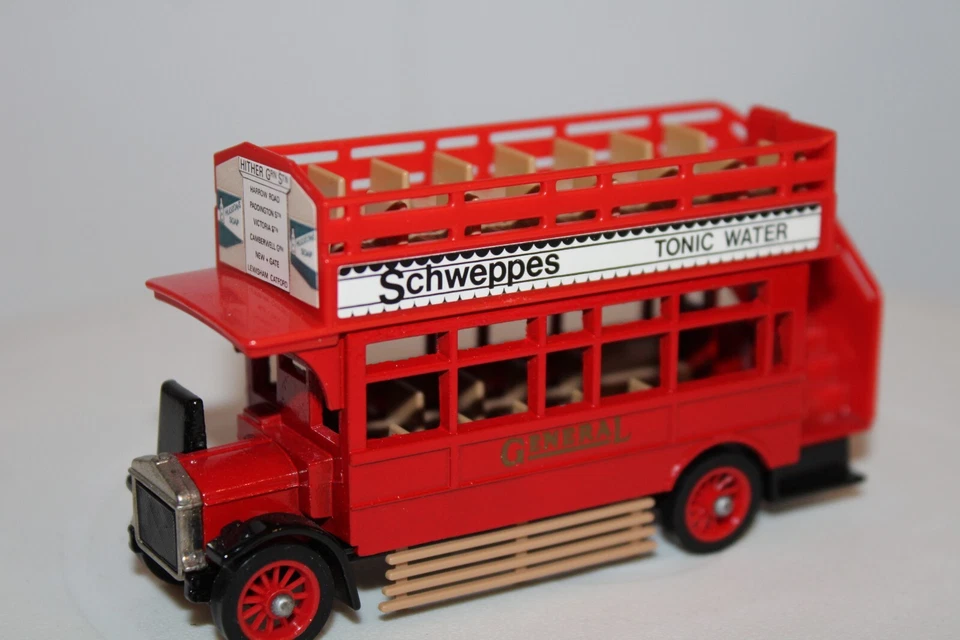 Matchbox Yesteryear Y-23 1922 AEC Omnibus "Schweppes Tonic Water" - Image 2 of 4