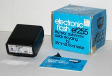 VTG Montgomery Ward EF255 Electronic Flash for 35mm SLR Cameras w/ Box Manual