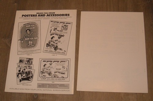 DISNEY NOW YOU SEE HIM, NOW YOU DON'T 1972 PROMO MOVIE PRESSBOOK KURT RUSSELL - 第 2/2 張圖片