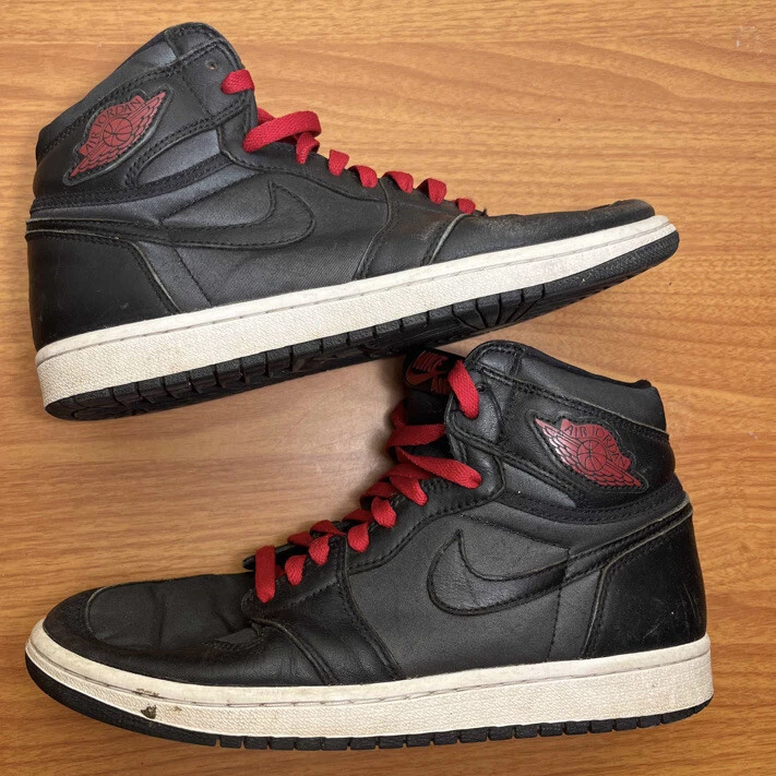 Jordan 1 retro store high red black