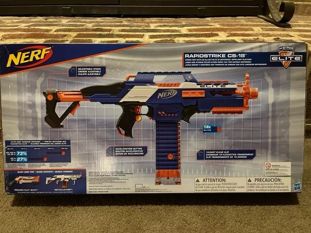 Nerf N-Strike Elite Rapidstrike CS-18 Blaster (Colors may vary)